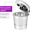 2 x Sanyedou Reusable K Cups with Multistream Technology for Keurig K Supreme,K Supreme Plus and K Slim,Refillable Coffee Filters(1pack)