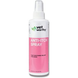 Vet Worthy Anti-Itch Spray for Dogs - Soothing and Fast-Acting Anti-Itch Spray for Dogs (8 oz)