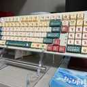 Yuxuanish Upgraded Acrylic Keyboard Display Stand Holder, 3Tier Mechanical Keyboard Collection Holders Thicker Stand Holder for Three Keyboards(Clear, 3-Tier)