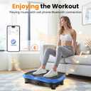AXV Vibration Plate Fitness Platform Exercise Machine Vibrating Shaking Full Body Shaker Workout Vibrate Stand Shake Board Sport for Weight Loss Fat Burner for Gym Home Office