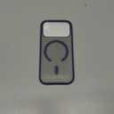 3 in 1 Magnetic Shockproof for iPhone 17 Pro Case, [Fit for MagSafe] [TOP Military Protection] 1X Screen Protector+1X Wrist Strap, Camera Control Cover for iPhone 17 Pro Translucent Deep Blue