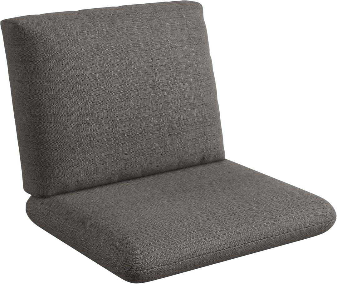 Codi Patio Chair Cushions 22x22x3.5 Inch - Deep Seat Replacement Cushion Set, Waterproof Linen Fabric, Fade Resistant for Garden and Backyard, Grey