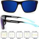 INFI Fishing Polarized Sunglasses for Men Driving Running Golf Sports Glasses Square UV Protection Designer Style Unisex