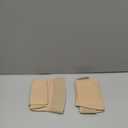 Beister 15-20 mmHg Compression Stockings for Women & Men, Thigh High Medical Footless Graduated Compression Sleeves with Dot Silicone Band, Support Pressure Socks for Varicose Veins, Edema, DVT (Beige)