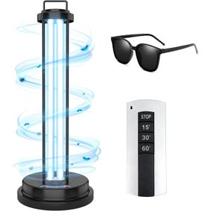 Home Disinfection Device, Dust Mites Remover, 40W UVC Light Sanitizer, UV Disinfection Lamp, Ultraviolet Sanitizer for Home, Room & Kitchen, Ultraviolet Light with 3 Speed Timings