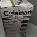 Cuisinart 6-in-1 Elite Griddler, Electric Grill, Griddle & Top Melt, 500F Temperature Sear Function, LCD Screen, Dishwasher-Safe Cooking Plates, GR-300NAS, Stainless Steel
