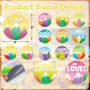 2 x WorldBazaar 8'' Positive Affirmation Stickers Classroom Floor Decals 12Pcs