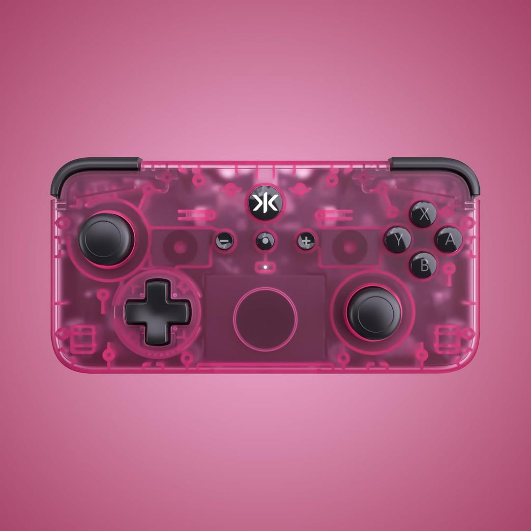 CRKD NEO S - Wireless Collectible Controller for Nintendo Switch OLED, Mobile, PC, Smart TV, Steam Deck OLED, Legion Go, Rog Ally Gaming (Electric Pink)