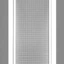 HVAC Premium 10'' x 30'' Cube Core Eggcrate Return Air Filter Grille for 1'' Filter - Aluminum - White [Outer Dimensions: 12.5'' x 32.5]