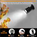 Taysing LED Spot Light Indoor Little Mini Spotlight Accent Lights for Display, Paintings, Pictures, Plants, Jewelry, Shelves, Cabinets, Posters, Showcase(Cold White-2 Pack Push Switch)