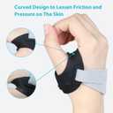 KD Thumb Brace Elite: CMC Thumb Support for Osteoarthritis and Arthritis Pain Relief - Fits Snugly Thumb Brace for Women Men (Medium, Left Hand)