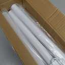 White Flag Poles for Outside House - 5ft Tangle Free Flag Pole for House,Heavy Duty Metal Flagpole Hardware for 3x5 American Flags,Outdoor Flagpoles Mount for Porch,Car,Truck,Boat (without Bracket)