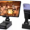 BFUSHIONY Gifts for Men Women - 2 Pcs Cell Phone Stand with Bluetooth Speaker for Dual Connect, Stocking Stuffers White Elephant Gifts for Adults, Valentines Day Gifts for Men Him