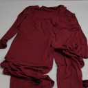 2 Piece Lounge Sets for Women Fall Outfits Long Sleeve Wide Leg Tracksuits Womens Two Pcs Casual Matching Loungewear Set (Large, Wine Red)