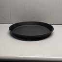 The HC Companies Round Prima Flower Pot Saucers - Plastic Plant Saucer for Outdoors & Indoors - Traditional Plant Pot Trays for Water Drainage -Durable Plant Tray (17.5-inch Black, Pack of 1)