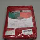 HomeJoy Rectangle Christmas Jacquard Table Cloth Waterproof Elegant Damask Floral Pattern Heavy Weight Wipeable Wrinkle Free Fabric Table Covers for Dinner or Daily Uses(Dark Red/60x84 Inch)