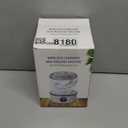 Portable Washing Machine,Mini Underwear Washer with LED Display,1L Small Washer,IP67 Waterproof, Delicate Wash for Socks,Bikinis & Doll Clothes,Ideal for Travel,Apartment,Camping,Dorms (White)