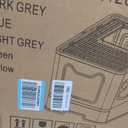 Covered Cat Litter Box, Extra Large Drawer Design with Dual Entry,Baby Blue
13L litter capacity, adjustable door, leakproof structure, cleaning accessories, complimentary cat litter mat