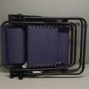 Amazon Basics Outdoor Patio Zero Gravity Lounge Chair with Pillow, Folding Reclining and Textilene Adjustable, Folding Lounge Lawn Chairs for Outside, 26", Blue