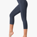 Dragon Fit Compression Yoga Pants Power Stretch Workout Leggings with High Waist Tummy Control S Navy Blue