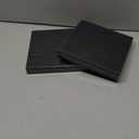 Fun Memories Floating Shelves for Wall - 7.5 Inch Square Shelves with Invisible Brackets, Black Small Wall Shelf for Living Room, Bathroom, Bedroom, and Kitchen DecorBlack