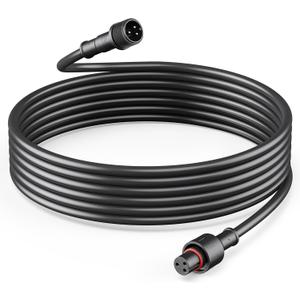 10Ft Extension Cable for Govee Outdoor Strip Lights, Neon Rope Lights, Garden Light, 3-Pin Extension Cord Compatible with Govee H6176 H6173 H6175, H61A8 H61A9, H7086, H70A3 H70A2 H70A1