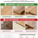 Floor Gap Fixer Tool,Enhanced Suction Cup,45° Striking Surface | Silent Felt Pads|Suitable for hardwood,laminate,vinyl,LVP|Beginner-friendly|With Slot Cutter, Hammer, and 5 Sticky Pads