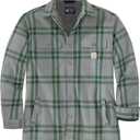 Carhartt Men's 106354 Relaxed Fit Flannel Sherpa-Lined Shirt Jac Small