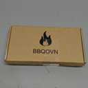 BBQOVN Wifi Sub-1G Wireless Meat Thermometer Unlimited Range 7 NIST Certified Sensors With Ambient Temp 2 Temp Monitoring Ways Digital Smart Base And App For BBQ, Smoker, Grill, Oven (2, Black, Small)