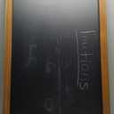MyGift Large Chalkboard Sign with Rustic Brown Wood Frame 36 x 24, Hanging Erasbale Menu Board, Wedding and Event Chalkboard Signage