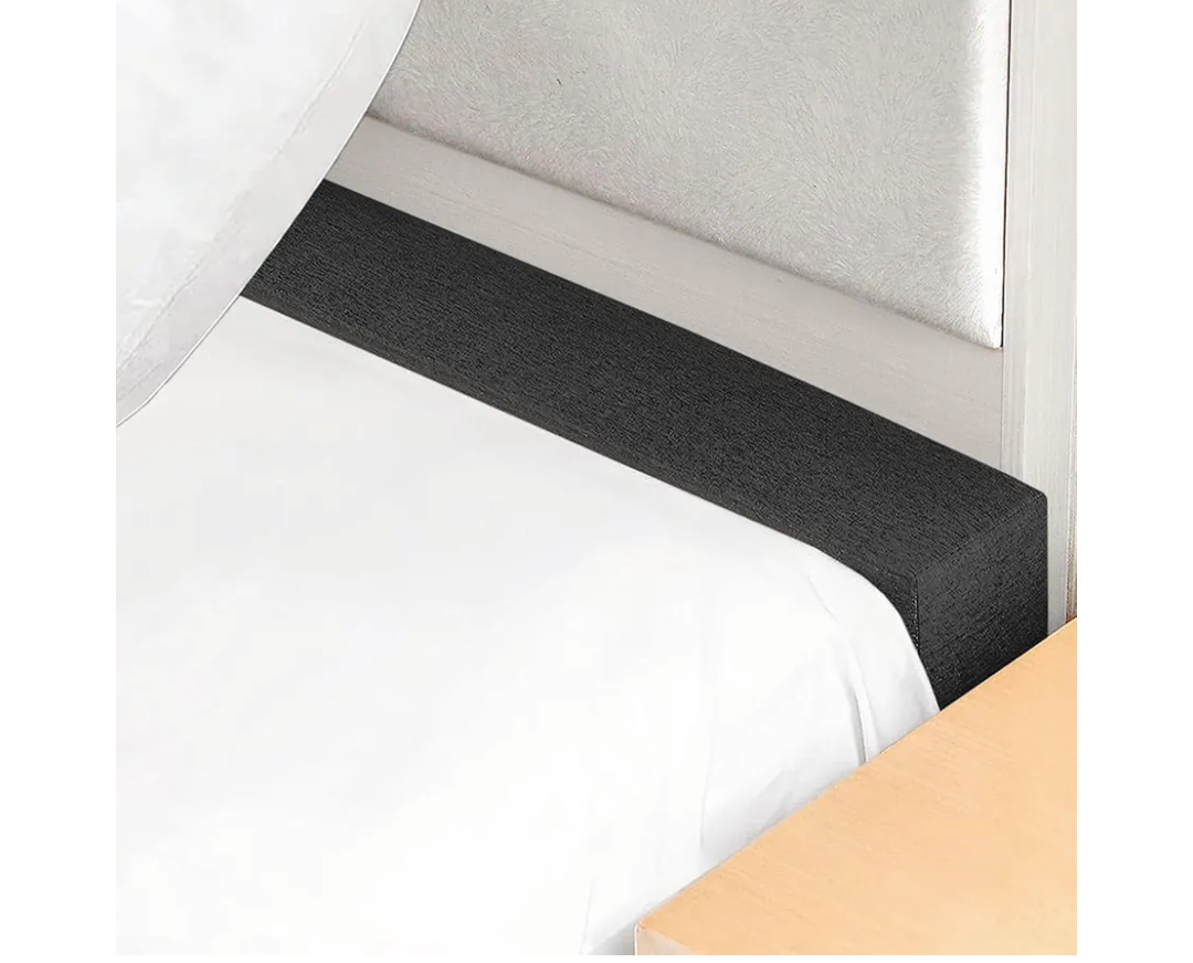 Brand: WUIOYNF
Mattress Extender, Bed Gap/Space Filler, Headboard Pillow Between Headboard and Mattress or Wall, High-Density Foam with Removable Cover（Black-King-78 * 2 * 6in）