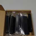 Ravinte Hardware 10 Pack Black Cabinet Handles, 4 Inch (102mm) Finger Edge Pulls, 3 Inch Hole Center, Finger Pulls for Cabinets