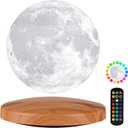 Levitating Moon Lamp Galaxy Lamp 6 inch 18 Colors LED 3D Moon Light, Remote & Touch Control Lava Lamp Moon Night Light Gifts for Girls Boys Kids Women Birthday