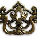 4-Pack 3" C-C Bail Drawer Pull Drop Dresser Pull Antique Bronze Swing Drawer Handle Vintage Style 3 Inches Hole Spacing 76mm (4)
