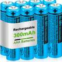 8Pack BK-30AAABU AAA Rechargeable Battery 300mAh 1.2V for Panasonic Cordless Phone Ni-MH AAA 3A Recargables baterias Replacement for Remote Controls, Electronics