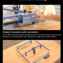Creality 72000mW Output Power Laser Engraver, Falcon Pro 10W with Air Assist Laser Engraving Machine, CNC Machine Laser Engraver for Wood and Metal, Paper, Acrylic, Leather