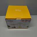 Canister Sets for Kitchen Counter with Wooden Bamboo Lids, Kitchen Canisters for Countertop, Stackable Steel Farmhouse Canisters for Potato Storage, Onion and Potato Storage Bins - Cream