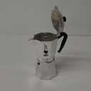 Bialetti - Moka Express: Iconic Stovetop Espresso Maker, Makes Real Italian Coffee, Moka Pot 9 Cups (14 Oz - 420 Ml), Aluminium, Silver
