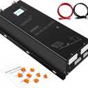 WZRELB 6000W Split Phase Pure Sine Wave Inverter, 48V DC to 120V/240V AC, 4 AC Outlets, Hardwire Terminal, High Efficiency up to 91.6%