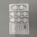 8Pack Cord Organizer [1s Lock] Spring Cable Management Clips - Lamicall Desk Cord Holder, Adhesive Cute Round Cable Clip, Phone Charger Wire Organizer Keeper for Nightstand Car Office Accessory, White