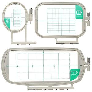 New brothread Embroidery Machine Hoop 3 in 1 Set(SA431+SA432+SA434) for Brother SE700 PE545 SE600 LB5500 PE535 550D SE630 LB5000 SE625 SE425 SE400 PE540D PE525 PE500 LB7000 6800 BabyLock Sofia2 Verve