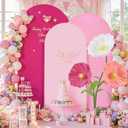 Giant Paper Flowers for Decoration with Stand - 5.6 Ft Large Artificial Flower Wedding Backdrop for Party Event Home Garden Outdoor Spring Decor (Set of 3)