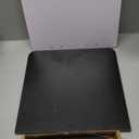 Double Step Foot Rest for Under Desk at Work,Adjustable Wooden Foot Stool with 4 Heights, Ergonomic Desk Foot Rest with Cushion for Office, Gaming & Study (Black)