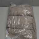 NORTHERN BROTHERS Chair Covers for Dining Room 6 Pack, Kitchen Chair Covers Protector for Dining Room（Taupe）