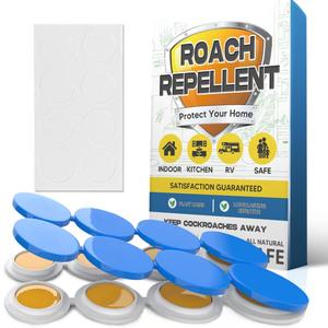 Roach Repellent for Indoor Use, Cockroach for Kitchen, Keep Cockroaches Away from Cabinets/Storage Areas/Basement-8P