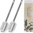 2PCS Coffee Scoop(1TBSP | 15ML), Stainless Steel Measuring Spoon, Food Grade Slender Scooper for Ground Coffee, Bean, Powder, Espresso