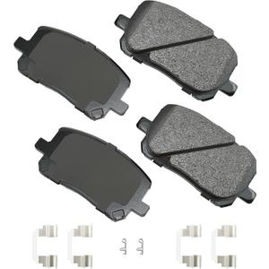 Akebono Brake Pads, ProACT, Front, compatible with Pontiac/Toyota 2003-08, Set of 4