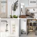 Syndra 65x24 Beveled Edge Full Length Mirror, Frameless Wall-Mounted & Glass Frame Mirror, Large Rectangle Full Body Mirrors for Bedroom, Living Room, Bathroom, Entryway(Vertical or Horizontal)