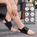 Arch Support Inserts for Plantar Fasciitis Relief, Upgrade Unisex Adjustable Arch Support Bands with Buil-in Orthotics, Foot Arch Support for Pain Relief with Gel Pads