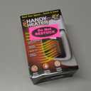 Ontel Handy Heater Turbo Wall Outlet Plug In Heater  Portable Indoor Ceramic Space Heater w/Adjustable Thermostat, 12-Hour Timer, Auto Shut Off, Quiet  Plug In Wall for Office, Bedroom, Camping